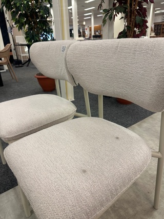 2x Eetkamerstoel Lea, Geweven, beige